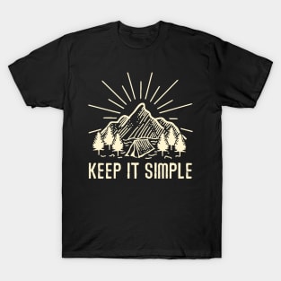 Funny Camping Outdoor Campfire Tents Men Women Kids T-Shirt